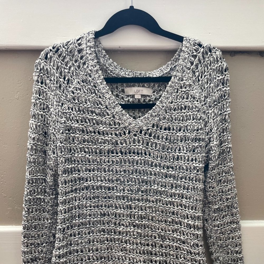 Loft See Through Sweater